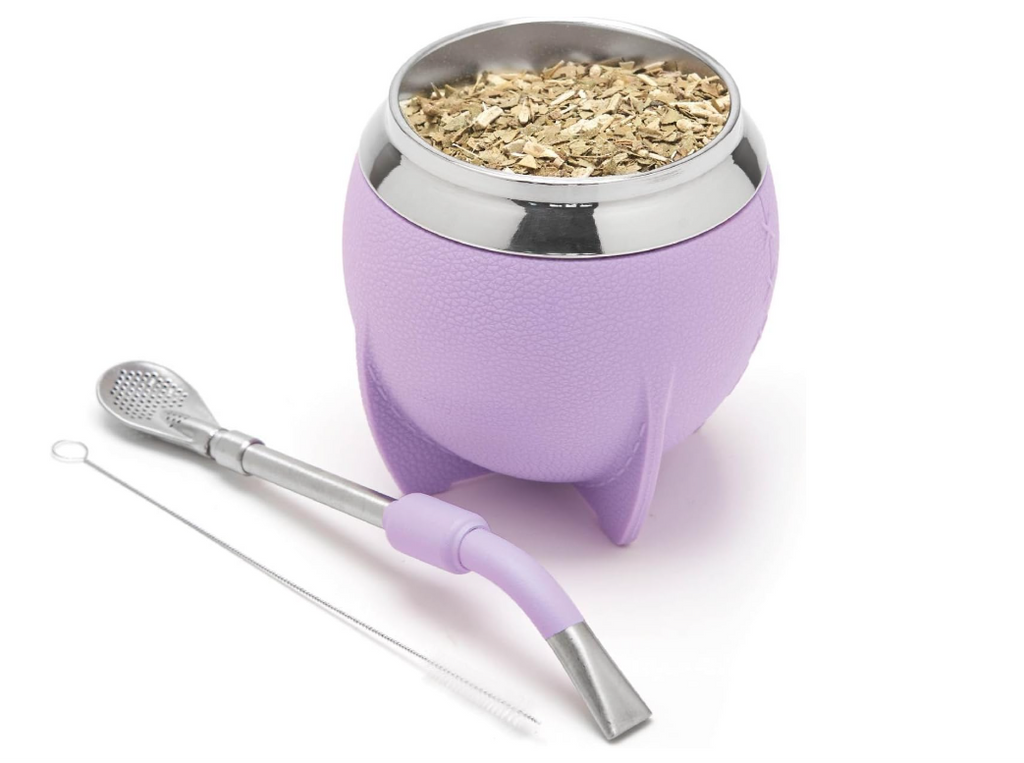 Classic Mate Gourd - Bombilla (Straw) & Straw Brush Included
