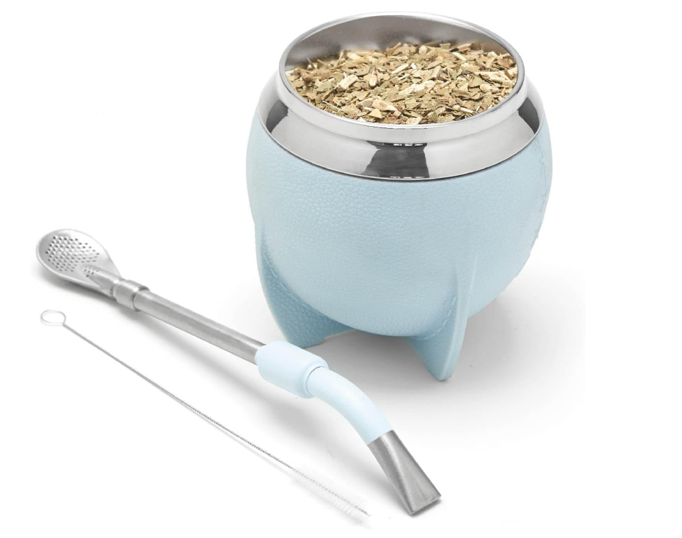 Classic Mate Gourd - Bombilla (Straw) & Straw Brush Included