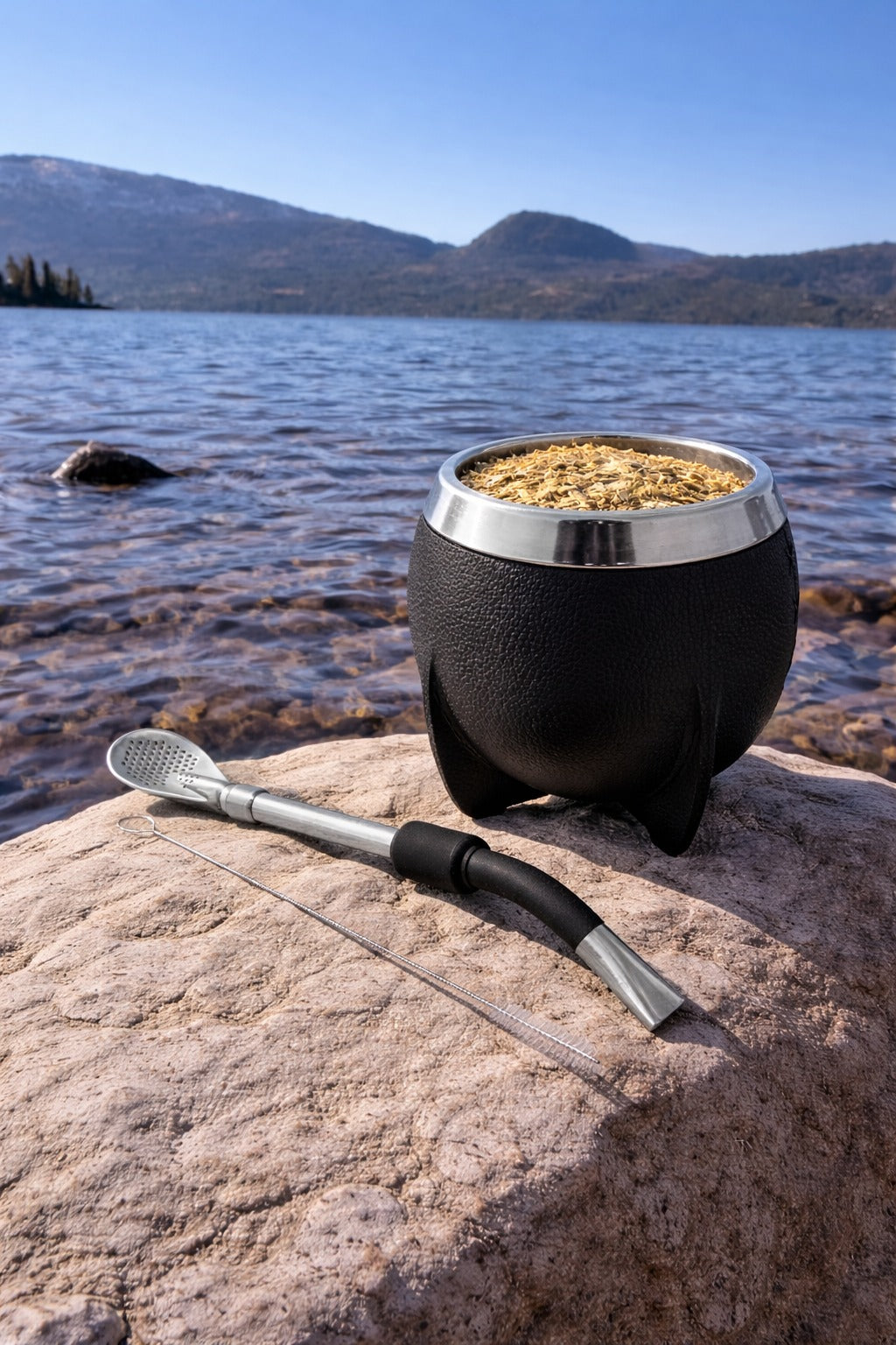 Classic Mate Gourd - Bombilla (Straw) & Straw Brush Included