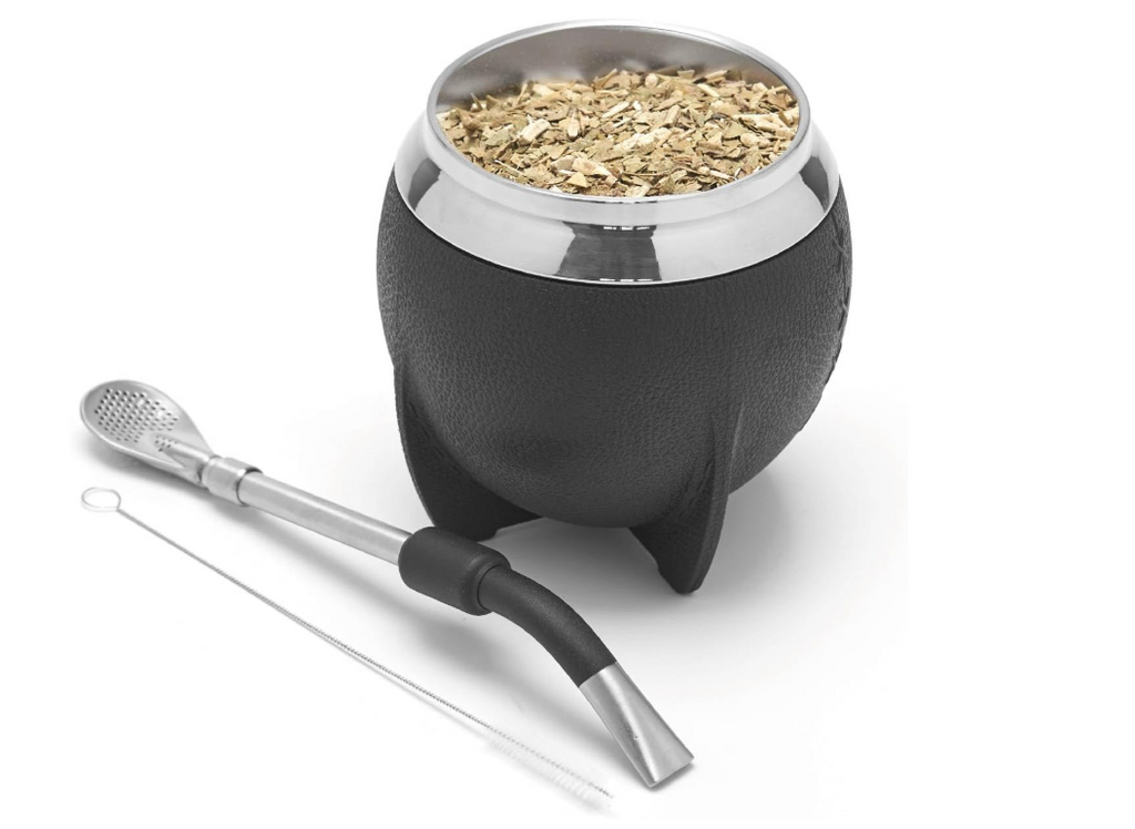 Classic Mate Gourd - Bombilla (Straw) & Straw Brush Included
