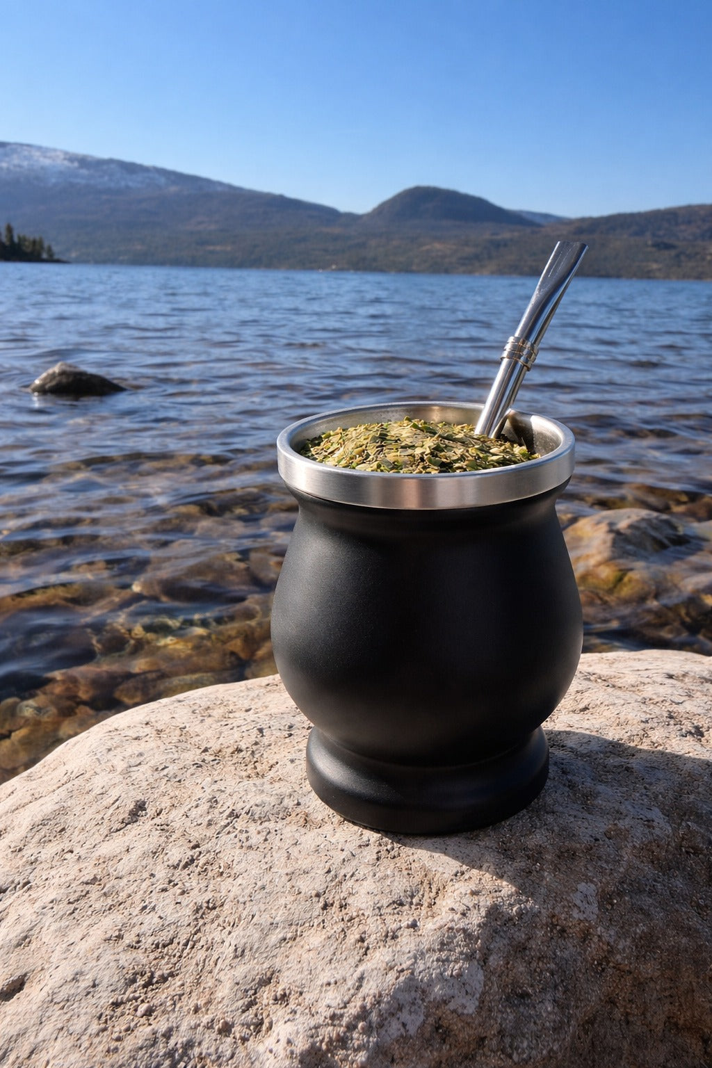 Modern Adventure Gourd - Bombilla (Straw) & Straw Brush Included